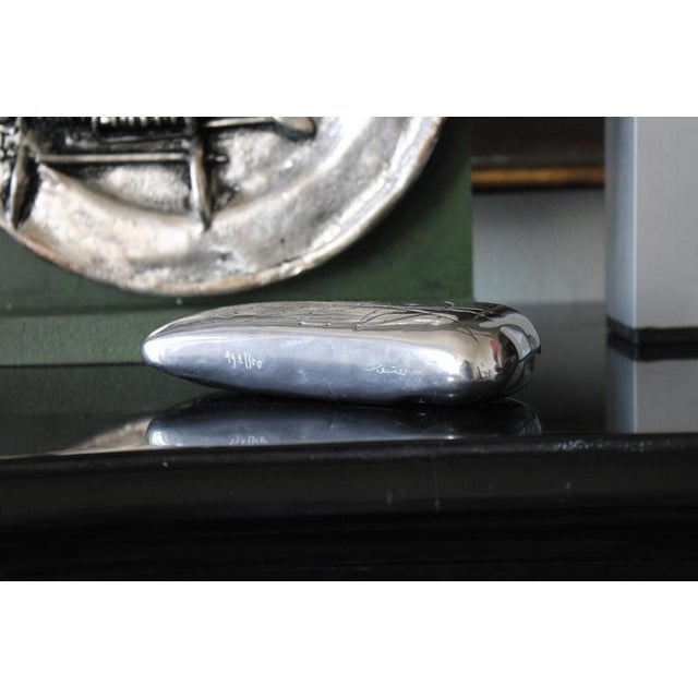 Post-Modern Abstract Pewter Sculpture by Walter Valentini, 1980 For Sale - Image 17 of 18