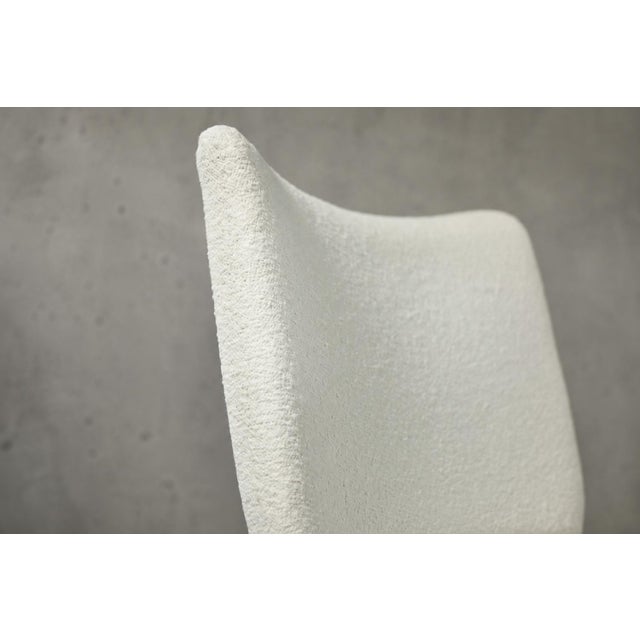 Mid-Century Norwegian Modern Teak and White Bouclé Lounge Chair, 1960s For Sale - Image 12 of 18