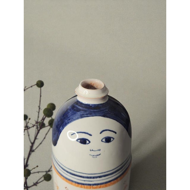 Ceramic Earthenware Bottle by Claude and Slavik Palley, 1970s For Sale - Image 7 of 10
