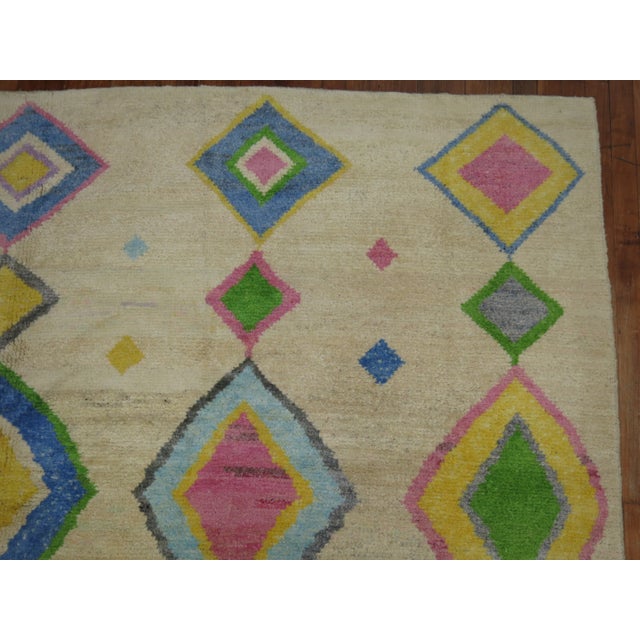 Textile Colorful Vintage Inspired Tulu Rug, 8'7'' X 12'4'' For Sale - Image 7 of 10