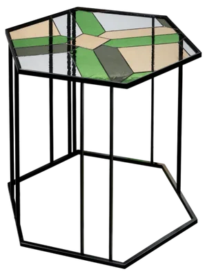 Staded Glass Coffee Table by Serena Confalonieri