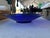 Mid 20th Century Vintage Large Shallow Cobalt Blue Decorative or Serving Bowl For Sale - Image 5 of 6