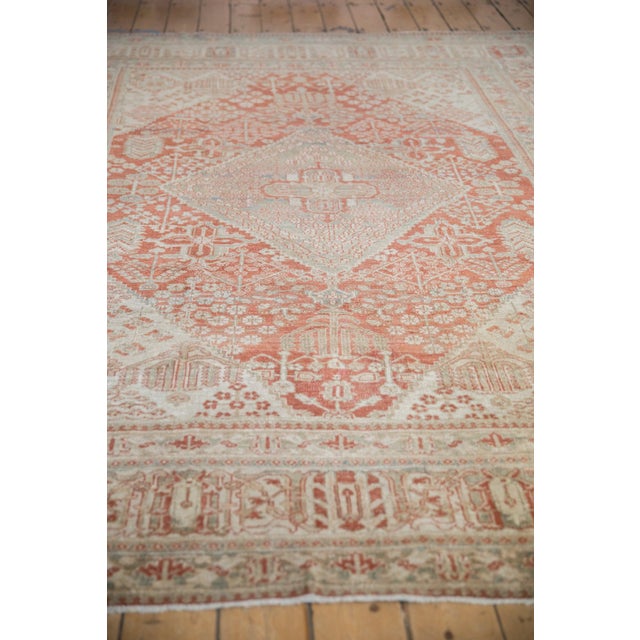 Vintage Distressed Joshegan Carpet - 7'8" x 9'10" For Sale - Image 9 of 12