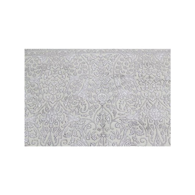 Textile 1990s Handwoven Tabriz Area Rug 12 X 15 For Sale - Image 7 of 9