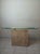 Vintage Mactan Tessellated Stone Brass Glass Console Sofa Table For Sale In Naples, FL - Image 6 of 6