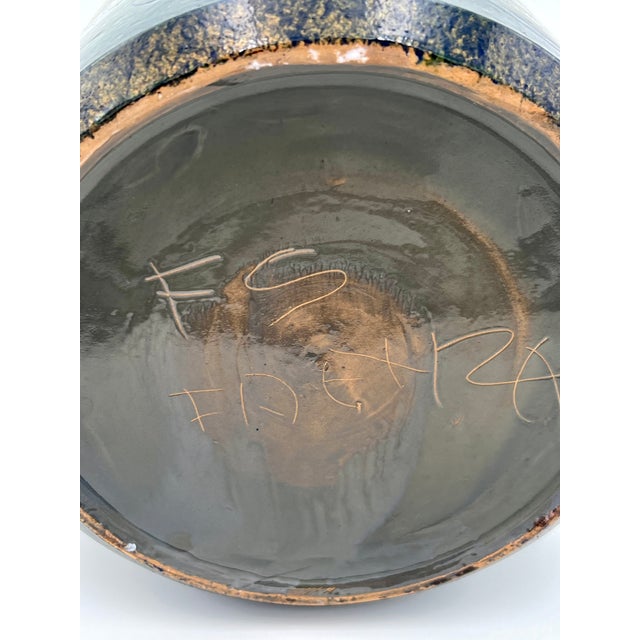 Mid-Century Ceramic Vase, Italy, 1970s For Sale - Image 6 of 7