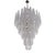 Murano Glass Pendant Light with White Teardrop from Justfurnituress SRL For Sale - Image 4 of 12