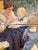 Modern Hans Hammer, Mother with Children in the Garden, 1912, Oil Painting on Canvas For Sale - Image 3 of 13