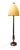 Dutch Art Deco Batik Floor Lamp by Hans Steinpatz, 1920s For Sale
