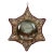 Antique English Star Form Sailors Valentine For Sale