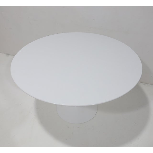 Knoll Eero Saarinen for Knoll Tulip Table, 47" For Sale - Image 4 of 10