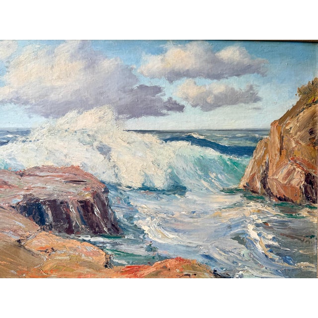 "California Rocky Coast After The Storm" by George John Flower California Rocky Coast After The Storm" by George John...