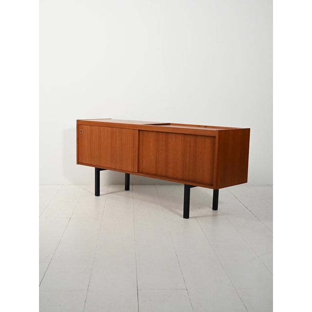1950s Scandinavian Sideboard with Document Holder, 1950s-1960s For Sale - Image 5 of 12