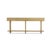 Wood Hollywood Regency Faux Bamboo Console For Sale - Image 7 of 10