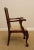 1990s Chippendale Style Ball & Claw Carved Solid Mahogany Armchair For Sale - Image 5 of 13