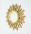 Mid-Century Modern Giltwood Sunburst Wall Mirror, Hollywood Regency Style, c.1970s. For Sale - Image 3 of 9