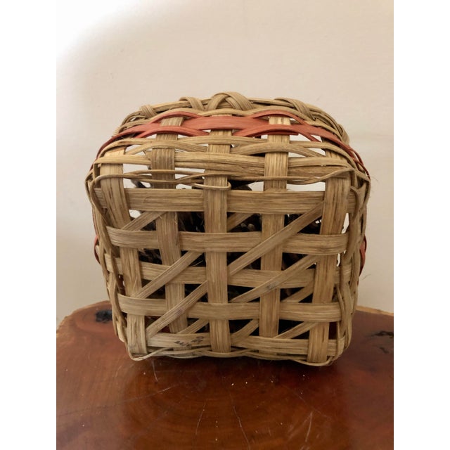 Vintage Basket With Handle Chairish