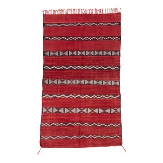 Vintage Handwoven Berber Rug, 2000s For Sale