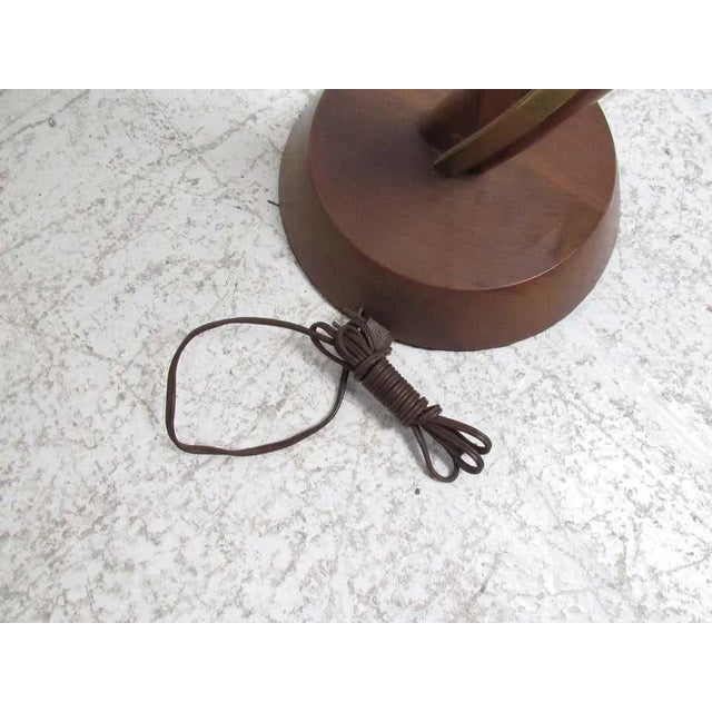 Mid 20th Century Vintage Floral-Inspired Lamps - a Pair For Sale - Image 5 of 13