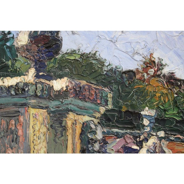 M. Phidias, The Park, 1920s, Oil on Canvas, Framed For Sale - Image 11 of 18