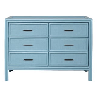 Bermuda Six-Drawer Dresser - Pool Blue For Sale