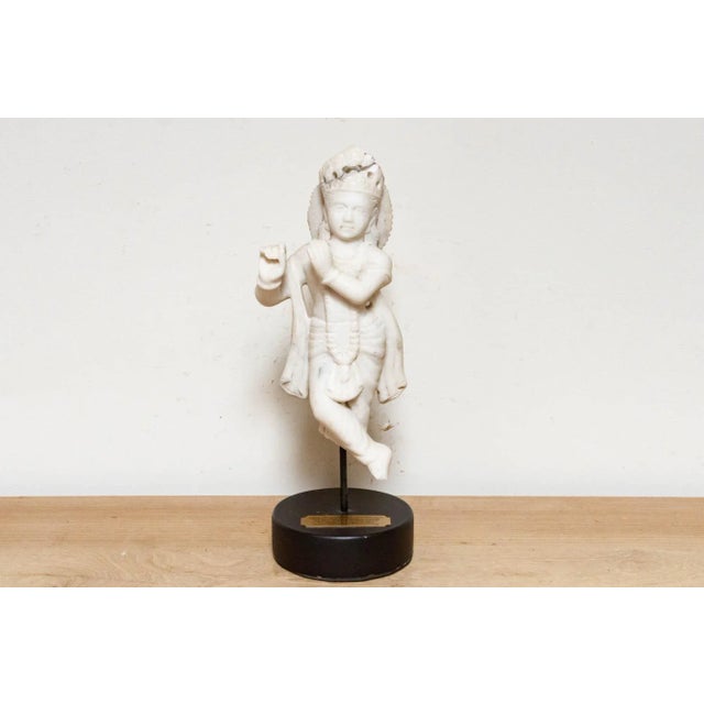 Indian 19th Century Exquisite Marble Krishna Statue For Sale - Image 3 of 9
