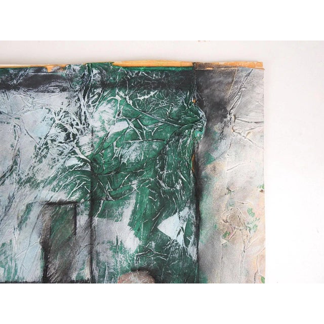 Vintage Mixed Media Abstract Figural Collage For Sale - Image 4 of 7