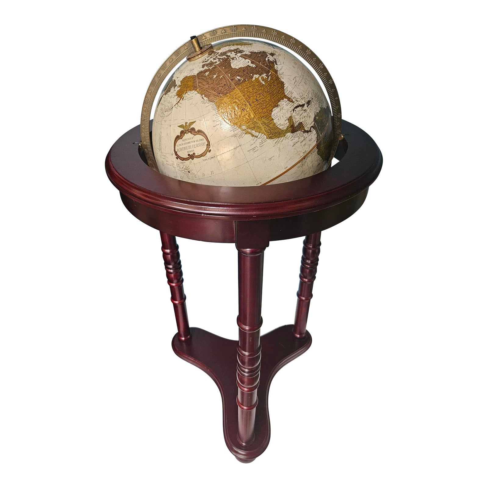 Late 20th Century Repogle Globe on Floor Stand | Chairish