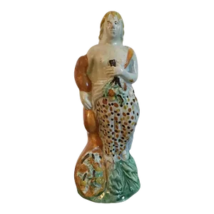 1800 English George III Staffordshire Pearlware Pratt Figure of Summer