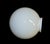 White Vintage French White Glass Globe Light Lamp Shade Modern Excellent For Sale - Image 8 of 11