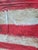 1980s Monumental Custom Made Hand Painted Draped Canvas Distressed American Flag Hope Wall Painting Art For Sale - Image 16 of 17