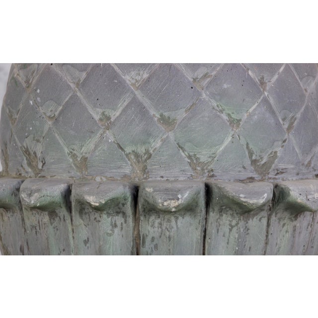 Large Decorative Fiberglass Pinecone Finial Decoration For Sale - Image 4 of 8