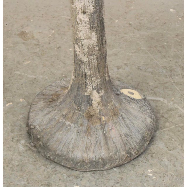 Gray French Faux Bois Plant Stand For Sale - Image 8 of 8
