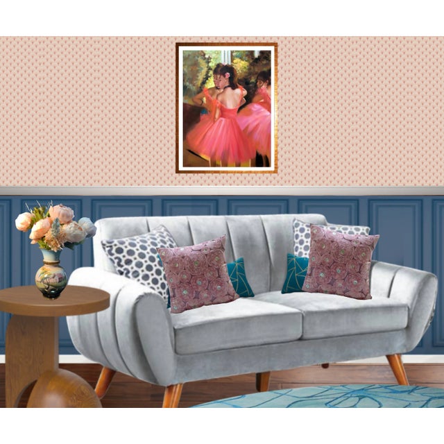 Italian Porcelain Vase Lakeside House For Sale - Image 16 of 18