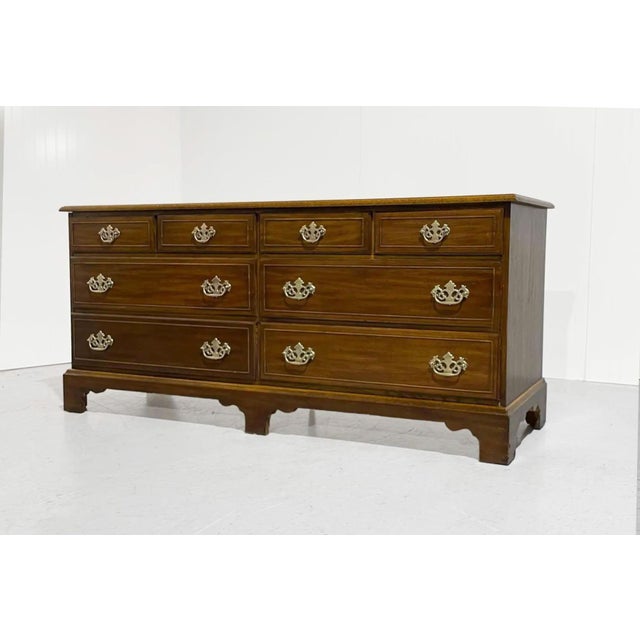 Dixie Mid 20th Century Chippendale Style 8 Drawer Dresser by Dixie Furniture For Sale - Image 4 of 12