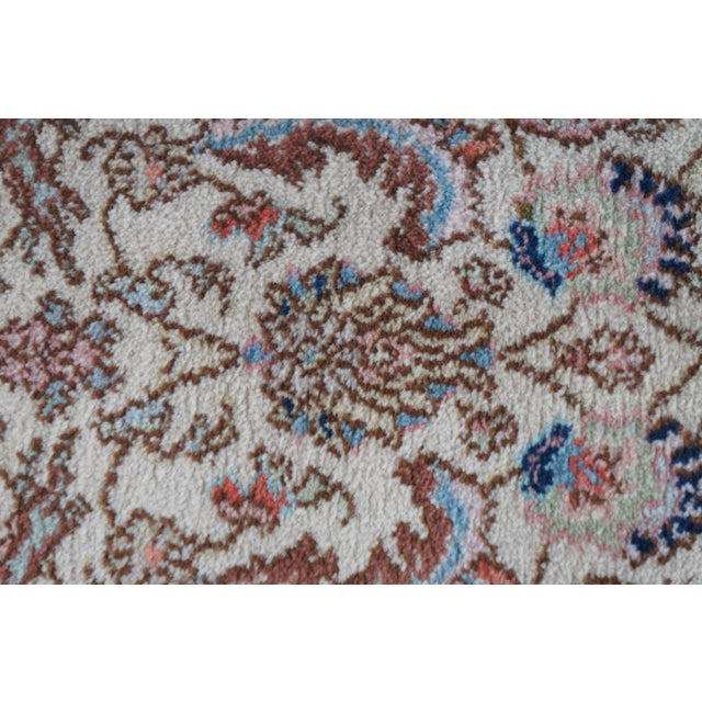 Karastan 100% Wool Floral Palmette Animal 738 Area Rug Runner Mat 2.5' X 12' For Sale - Image 10 of 17
