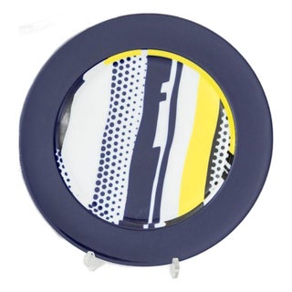 Roy Lichtenstein Rosenthal Porcelain Service Plate For Sale