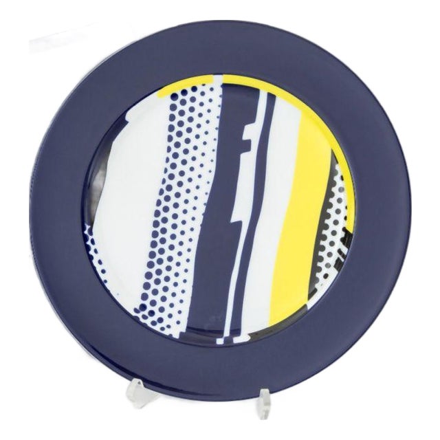 Roy Lichtenstein Rosenthal Porcelain Service Plate For Sale