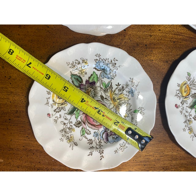 English 1990s Johnson Brothers Sheraton Desert Plates- Set of 4 For Sale - Image 3 of 8