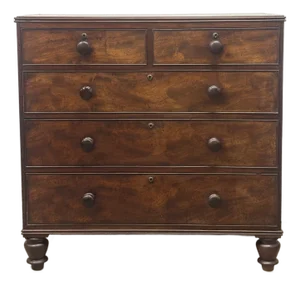 19th Century English Mahogany Chest of Drawers