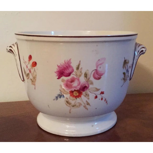 Rococo Early 19th Century Coalport Porcelain Cachepot Planter For Sale - Image 3 of 11