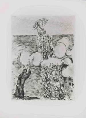 Marc Chagall, Crossing of the Red Sea, Etching, 1956
