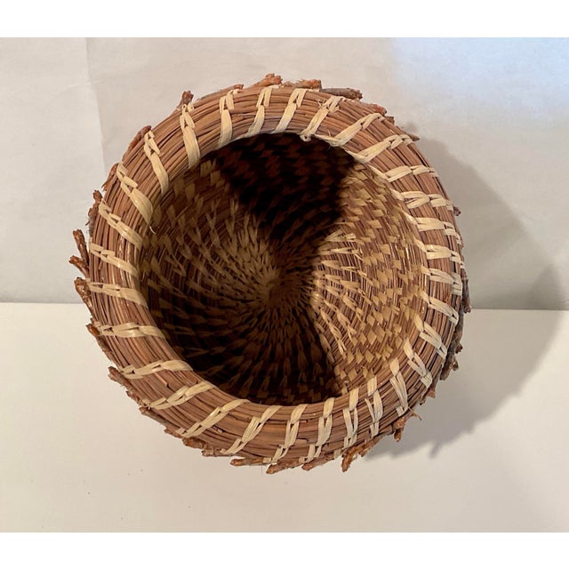 Adorable decorative basket made with exceptional craftsmanship. Unique details really set it apart. Basket is 5" high,...