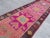 1960s Vintage Turkish Pink Wool Runner Rug For Sale - Image 6 of 11
