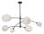 Regina Andrew Artemis Mobile Chandelier, Oil Rubbed Bronze with Alabaster Glass For Sale