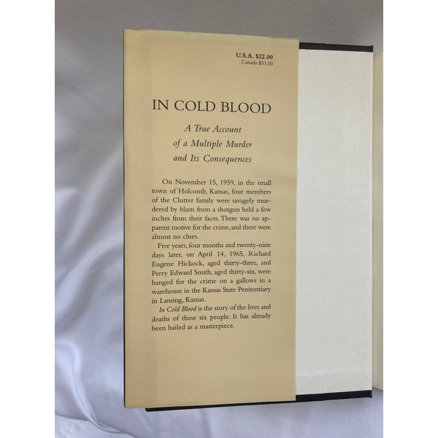 A Vintage Hardbound Copy of in Cold Blood by Truman Capote For Sale - Image 4 of 5