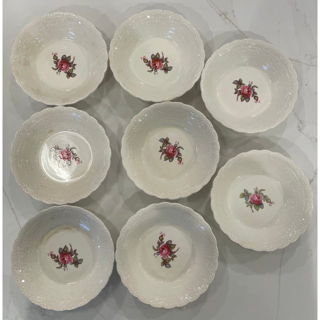 Spode Tea Set & Dessert Service for 8 - 1920s-1940s - 42 Pieces - Billingsley Rose English Porcelain For Sale In Philadelphia - Image 6 of 11