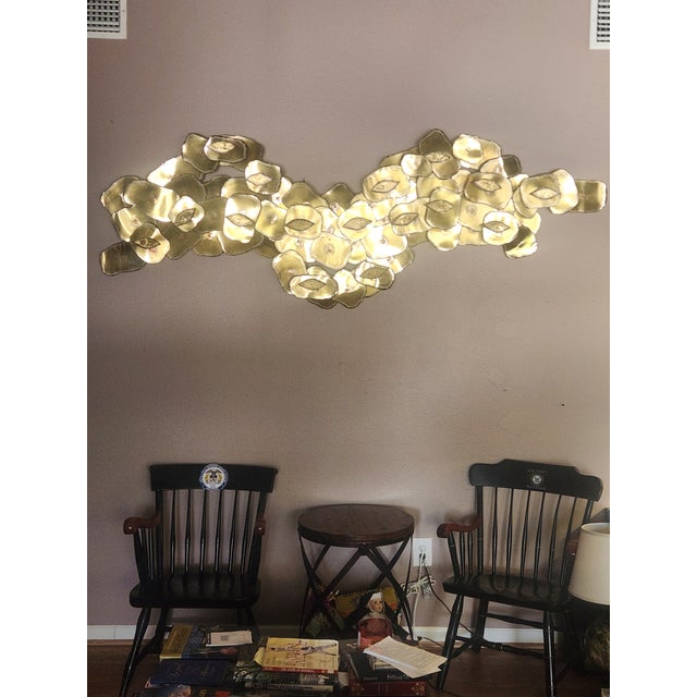 Mid-Century Modern Rare Monumental 1976 Layman Jones Signed Mid-Century Brutalist Wall Sculpture- A Staggering 92" For Sale - Image 3 of 18
