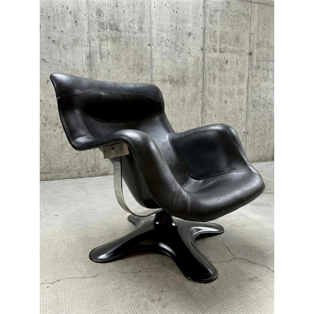 Karuselli Swivel Chair by Yrjö Kukkapuro for Haimi, Finland, 1960s For Sale - Image 4 of 14
