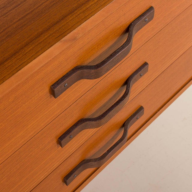 Mid-Century Scandinavian Wall Unit in Teak, 1960s For Sale - Image 11 of 14